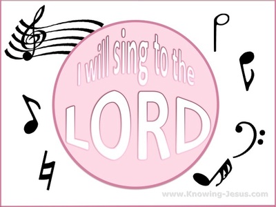 Psalm 96:1 Sing To The Lord (pink)